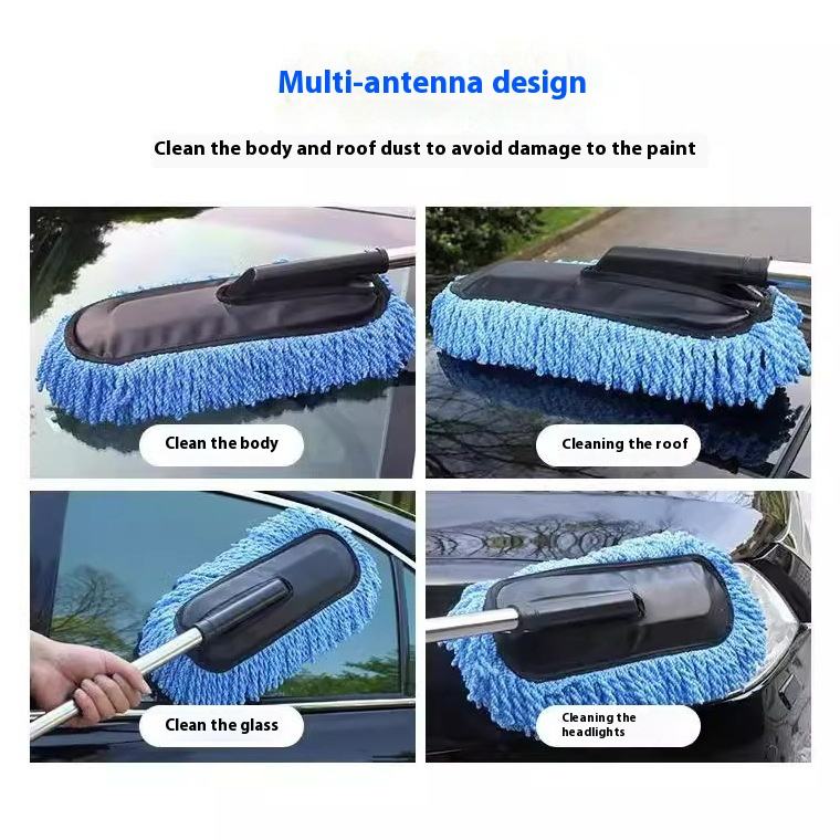 Extendable Microfiber Car Duster| Scratch-Free Cleaning