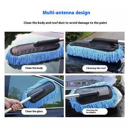 Extendable Microfiber Car Duster| Scratch-Free Cleaning