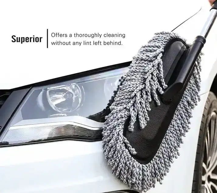 Extendable Microfiber Car Duster| Scratch-Free Cleaning