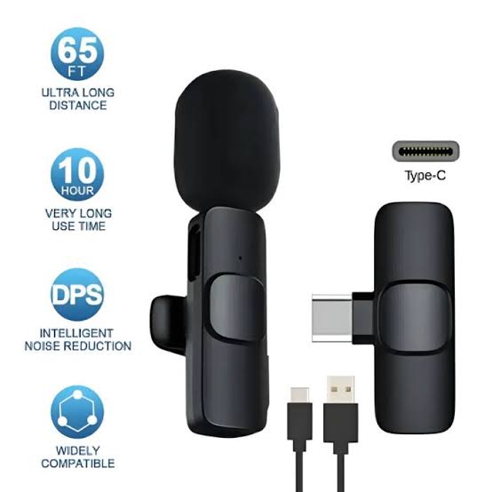 Wireless Mic K9 Dual Microphone Mic