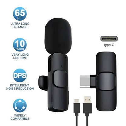 Wireless Mic K9 Dual Microphone Mic