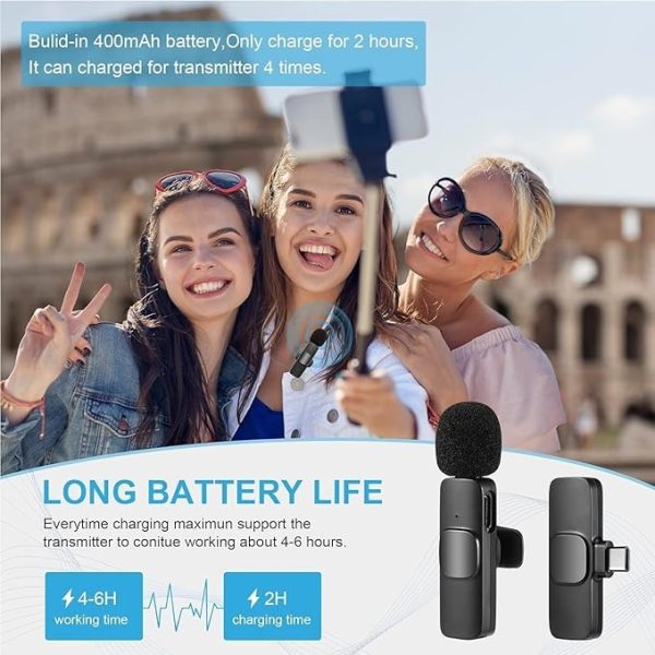 Wireless Mic K9 Dual Microphone Mic