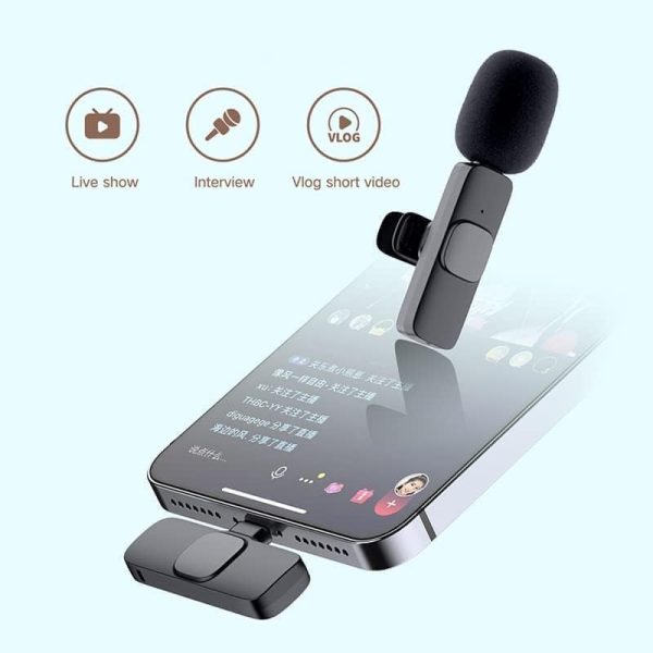 Wireless Mic K9 Dual Microphone Mic